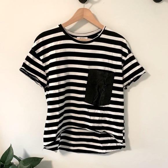 ZARA | Striped Oversized T-Shirt - Picture 2 of 8